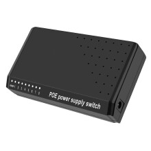 Switch iniettore POE a 8 porte 6+2, alimentazione tramite Ethernet RJ45 senza alimentatore, per sistemi di rete domestica.