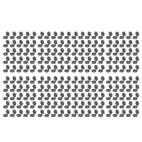 200 Pcs Plastic Hinged Decorative Screw Head Cover Caps Replacement