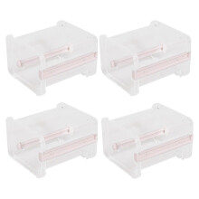 4er-Pack Sichtbarer Tisch-Mehrzweck-Washi-Masking-Tape-Spenderhalter mit Schneidevorrichtung