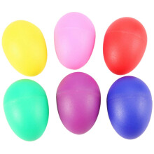 24 Pieces Egg Shaker Set Easter Plastic Musical Eggs for Easter Party Favours