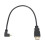 30cm Micro-HDMI Αρσενικό Ορθής Γωνίας σε HDMI Αρσενικό 90 Μοίρες, Υποστηρίζει 4K 1