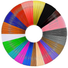 Ανταλλακτικά 3D Pen PLA Filament 20 χρώματα 4,5 μέτρα ανά χρώμα Σύνολο 1,75 χιλ. συμβατό με 3D Pen