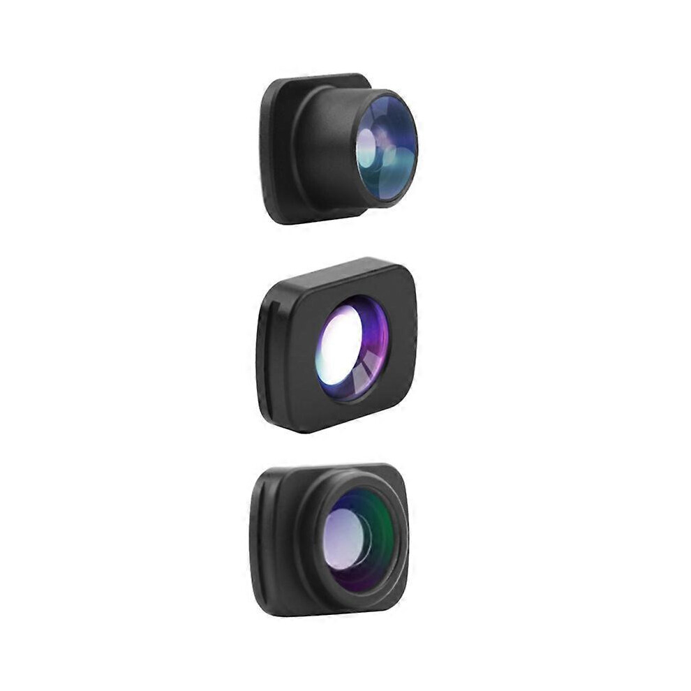 3-In-1 Wide Angle Macro Fisheye Lens Camera Kit Compatible With Dji Osmo Pocket/2 Handheld Gimbal 3522389438344