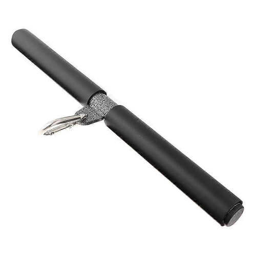 1 Set Rotating Straight Bar DIY Bicep Pull Bar with Handgrips Attachment