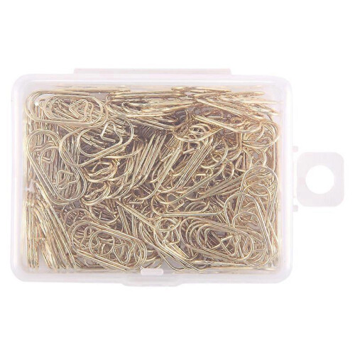 150 mini trombones mignons en forme de cœur pour le bureau 1