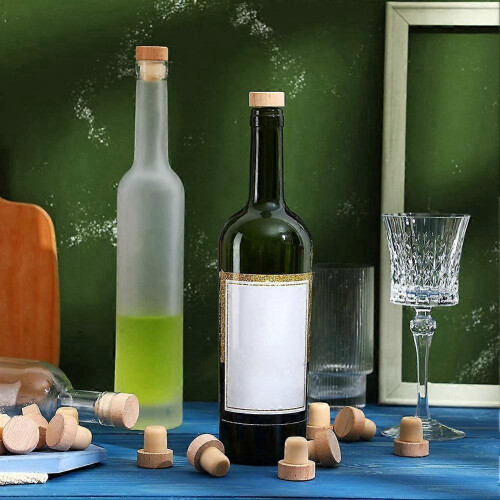 30Pc Reusable T Shaped Wooden Wine Bottle Stopper 2