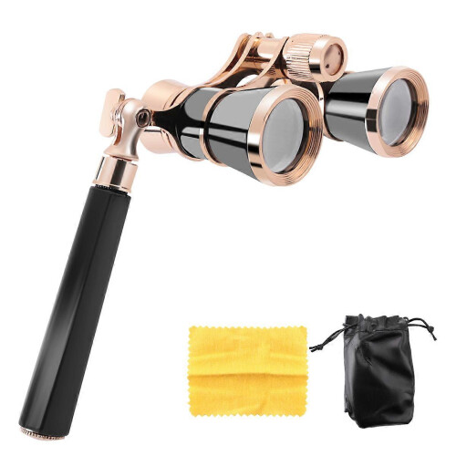 Γυαλιά θεάτρου με επικάλυψη φακού Opera Binocular 3X25 με λαβή για κυρία 1