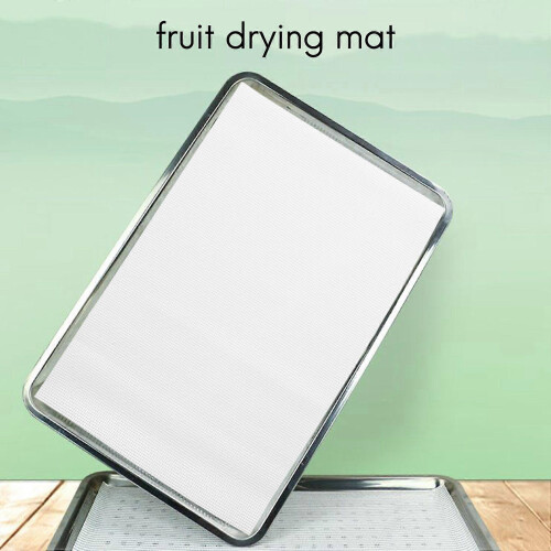10Pcs Non Stick Silicone Dehydrator Sheets 37x29cm for Fruit Dryer 1