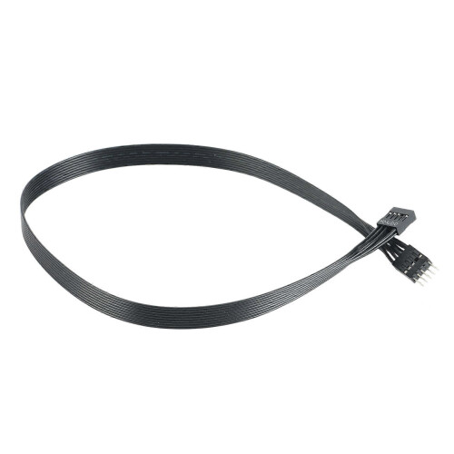 2 ks čierny predlžovací kábel HD 9pin samec-samica pre PC DIY 2