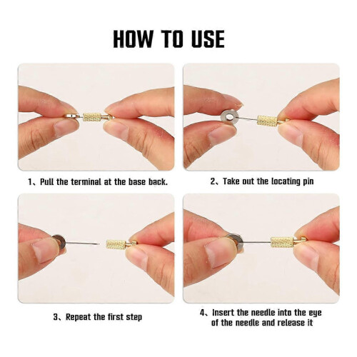 4PCS Leather Suture Positioning Needles for Hand Stitching DIY Leather Craft 1
