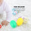 24 Pieces Egg Shaker Set Easter Plastic Musical Eggs for Easter Party Favours 2