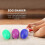 24 Pieces Egg Shaker Set Easter Plastic Musical Eggs for Easter Party Favours 3