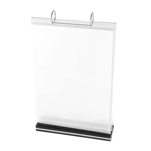 A4 Detachable Multi-Page Flip Display Card Label Stand Business Menu Holder 2