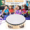 Pandeiro de mão de 15 cm (6 polegadas) para educação infantil - instrumento de percussão para crianças. 4