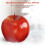 12 τεμάχια κόκκινα τεχνητά νόστιμα μήλα για διακόσμηση πάρτι κουζίνας στο σπίτι 3