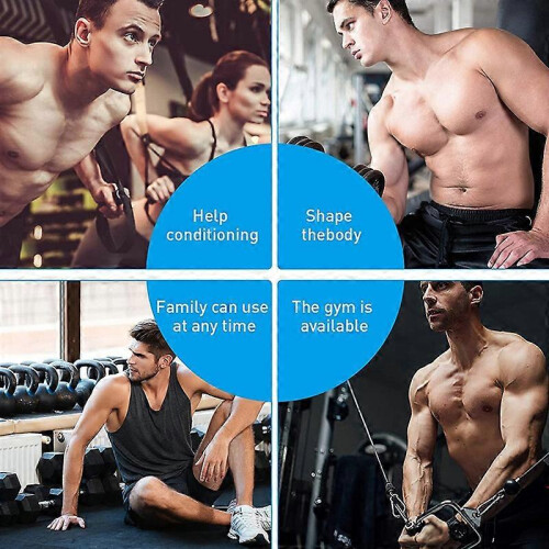 1 Set Rotating Straight Bar DIY Bicep Pull Bar with Handgrips Attachment 1
