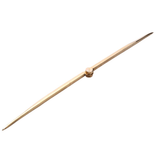 2pcs 168mm Nautical Chart Straight Divider Solid Brass Marine Dividing Tool No Rust for Architects Marine Navigation 2