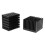 2 τεμάχια ψύξης ψύκτρας αλουμινίου 40X40X30mm για ηλεκτρονικό τσιπ LED με θερμική ένωση 1