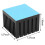 2 τεμάχια ψύξης ψύκτρας αλουμινίου 40X40X30mm για ηλεκτρονικό τσιπ LED με θερμική ένωση 2