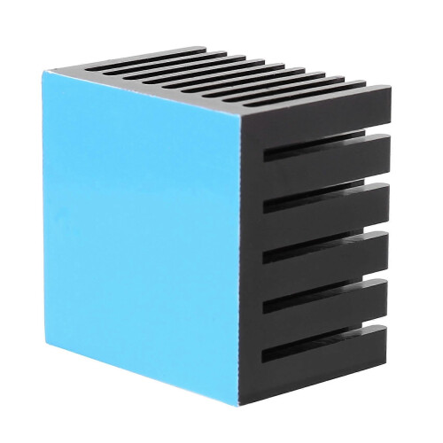 2 τεμάχια ψύξης ψύκτρας αλουμινίου 40X40X30mm για ηλεκτρονικό τσιπ LED με θερμική ένωση 2