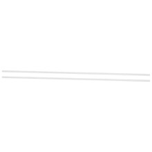 2 τεμάχια 3mm x 250mm διαφανής στρογγυλή συμπαγής εξωθημένη ακρυλική ράβδος PMMA