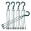 5PCS Plastic Hanging Chains for Planters, 360 Rotatable Hanging Basket Hooks Planter Holder 1