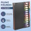 24 Clear Pocket Expanding File Folder 12 Colored Tabs Holds 300 Sheets File Organizer with Numbered Index 4