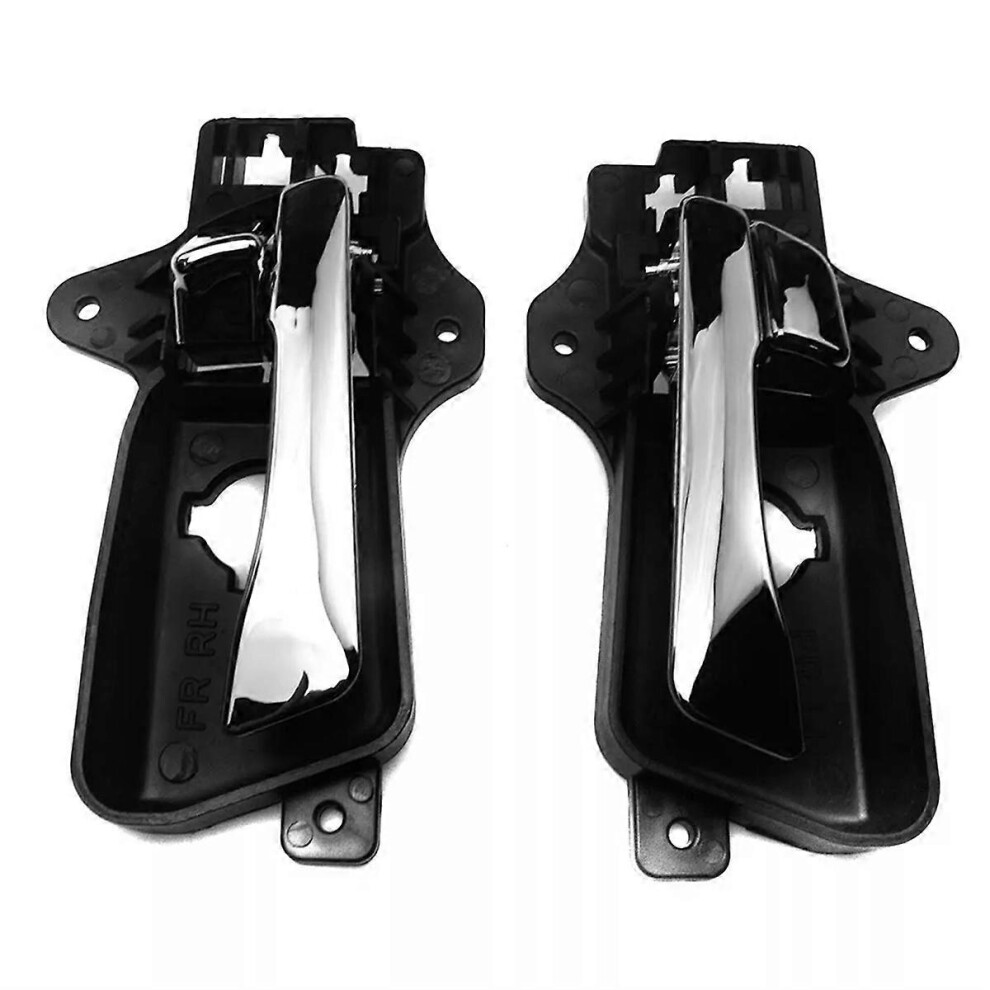1Pair Front Door Inside Handle Chrome Compatible With Hyundai Elantra I30 I20 Kia Cee'd 82610-2L010 82620-2L01 3856738695721
