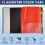 24 Clear Pocket Expanding File Folder 12 Colored Tabs Holds 300 Sheets File Organizer with Numbered Index 5