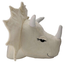 2 Pieces Dinosaur Head Wall Ornaments 3D Cute for Nursery Room Living Room