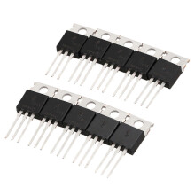 10 stuks 3-pins NPN TO-220 vermogenstransistors 100V 6A TIP41C