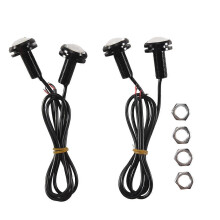 4 pezzi di luci LED sommergibili impermeabili IP68 per barche, luce subacquea 12V per banchina, pesca notturna