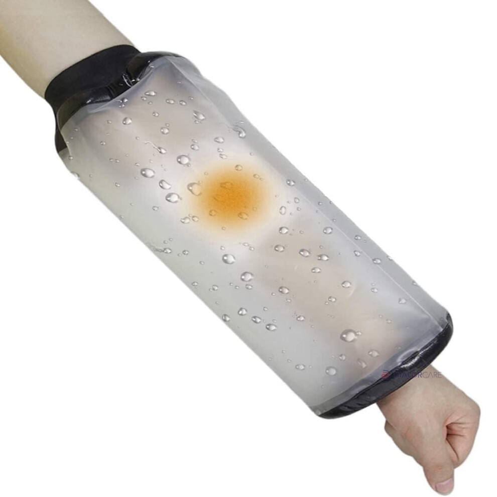 Waterproof Elbow Cast Cover for Shower and Bath, Reusable Watertight Seal Protector, Comfortable Fit