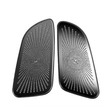 1 Pair Car Dashboard Horn Speaker Cover Trim compatible with Mercedes Benz GLC C-Class W205 C200 C260 X253 2015-2021