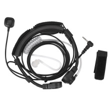 2.5mm Throat Microphone Earpiece Headset Mic PTT compatible with Motorola Radio TLKR T5 T80 T60 T6