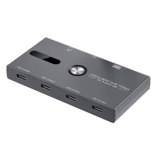 10 Gbps USB-C-hub met 6 poorten, USB-C-splitter 3.2 Gen2 voor pc en laptop