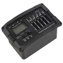 5 Band Acoustic Guitar Preamp EQ Equalizer Classical Acoustic Guitar Amplifier Digital Blend Tuner