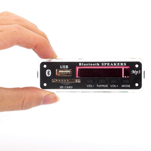 12V Bluetooth 5.0 Decoder Board Mp3 Module USB AUX SD FM Radio Decoder Board Module 1
