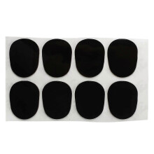 coussinets de buse noirs de 0,8 mm pour saxophone alto