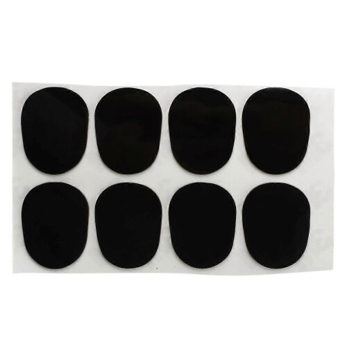 coussinets de buse noirs de 0,8 mm pour saxophone alto