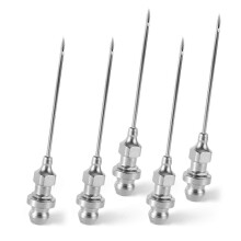 5 stuks mini draagbare verwijderbare vetnaaldmondstukken voor het injecteren van vet in lagers met behulp van luchtgereedschap.