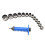 14 PCS Interchangeable Multi-Head Belt Punch DIY Leather Punch Tool for Leather Carton 1