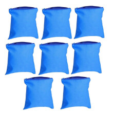 8 Bolsas de almacenamiento de plata con cremallera, bolsas anti-deslustre, estuches para plata, organizador de joyas de plata.