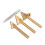 4PCS Welding Replacement Tips Soldering Iron Tips Triangular Copper Heads Welder Accessories 1