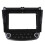 Painel frontal para rádio MP5 automotivo 2DIN de 10,1 polegadas compatível com Honda Accord 5