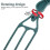 5PCS Plastic Hanging Chains for Planters, 360 Rotatable Hanging Basket Hooks Planter Holder 3
