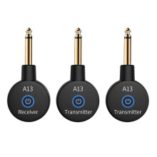 2-in-1 2,4-GHz-Funkgitarrensystem mit 48-kHz-Funksender und -empfänger für E-Gitarren