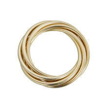 Chic Snake Chain Wristband Multilayer Stackable Design-Gold