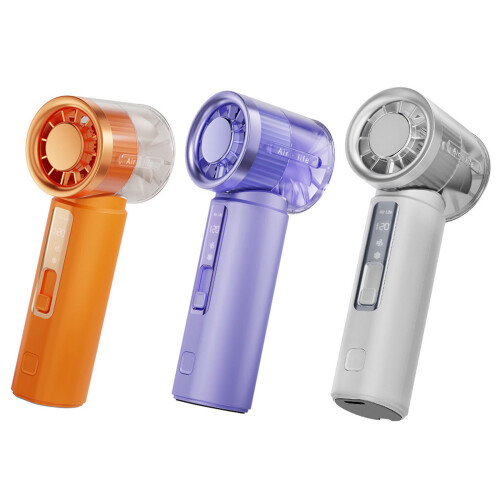 Draagbare handventilator, 120 snelheden, mini-koeling,-Paars 1