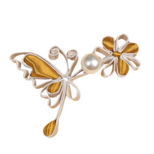 Delicate Handcrafted Floral Button From Satins-5 CH6078